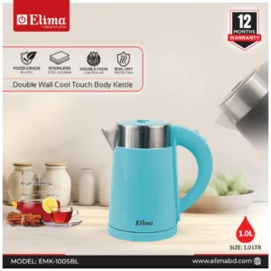 EMK-100SBL Elima 1.0L Kettle - Smart, Fast & Safe