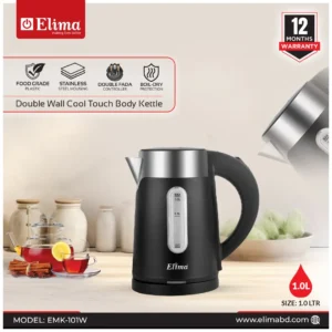 EMK-101W Elima 1.0L Kettle - Smart, Fast & Safe
