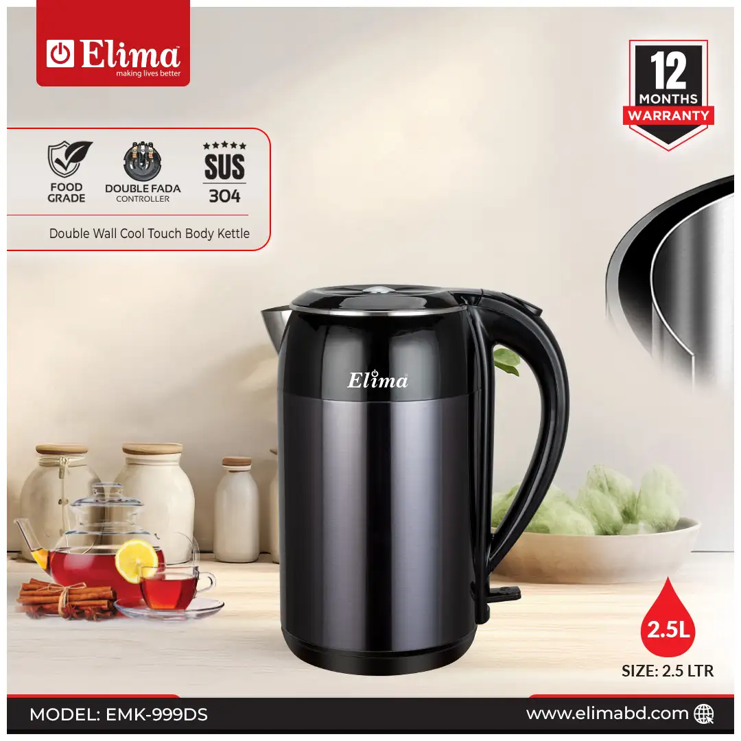 EMK-999DS EMK-999DS Elima 2.5L Kettle - Safe, Fast & Durable - Image 1