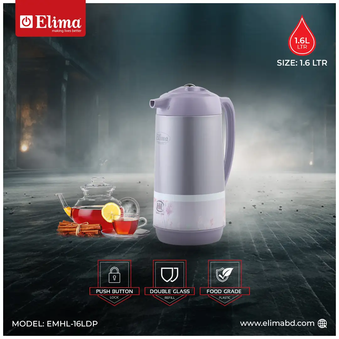 EMHL-16LDP EMHL-16LDP Elima 1.6L Vacuum Flask – Hot & Cold Drinks | Happy Lion - Image 1
