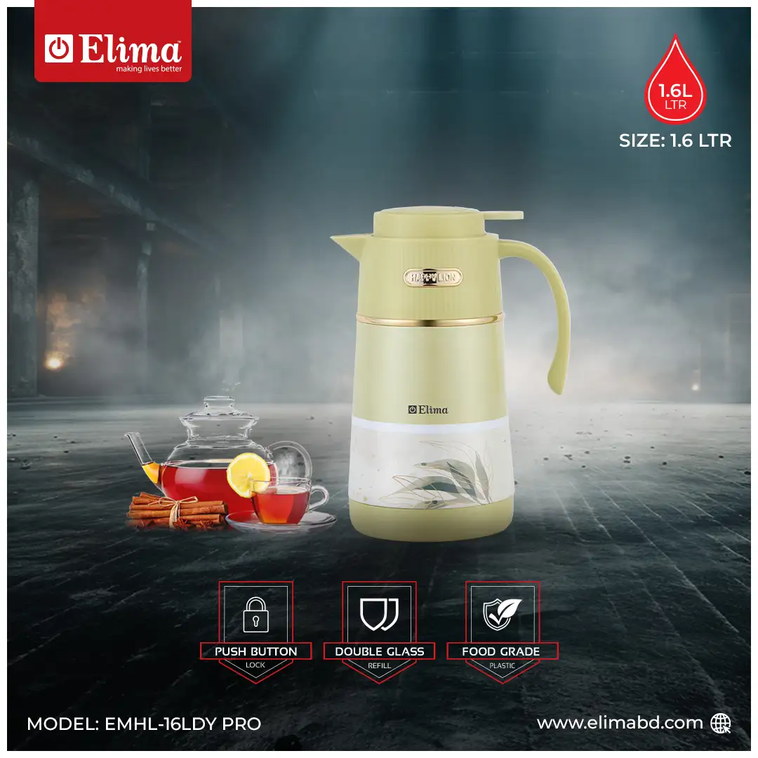 EMHL-16LDY PRO EMHL-16LDY PRO Elima 1.6L Vacuum Flask – Hot & Cold Drinks | Happy Lion - Image 1