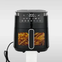 EM-AF6060L Elima 6.0L Digital Air Fryer- 360° Air Circulation, Oil-Free Healthy Cooking, LED Touch Display - Image 4