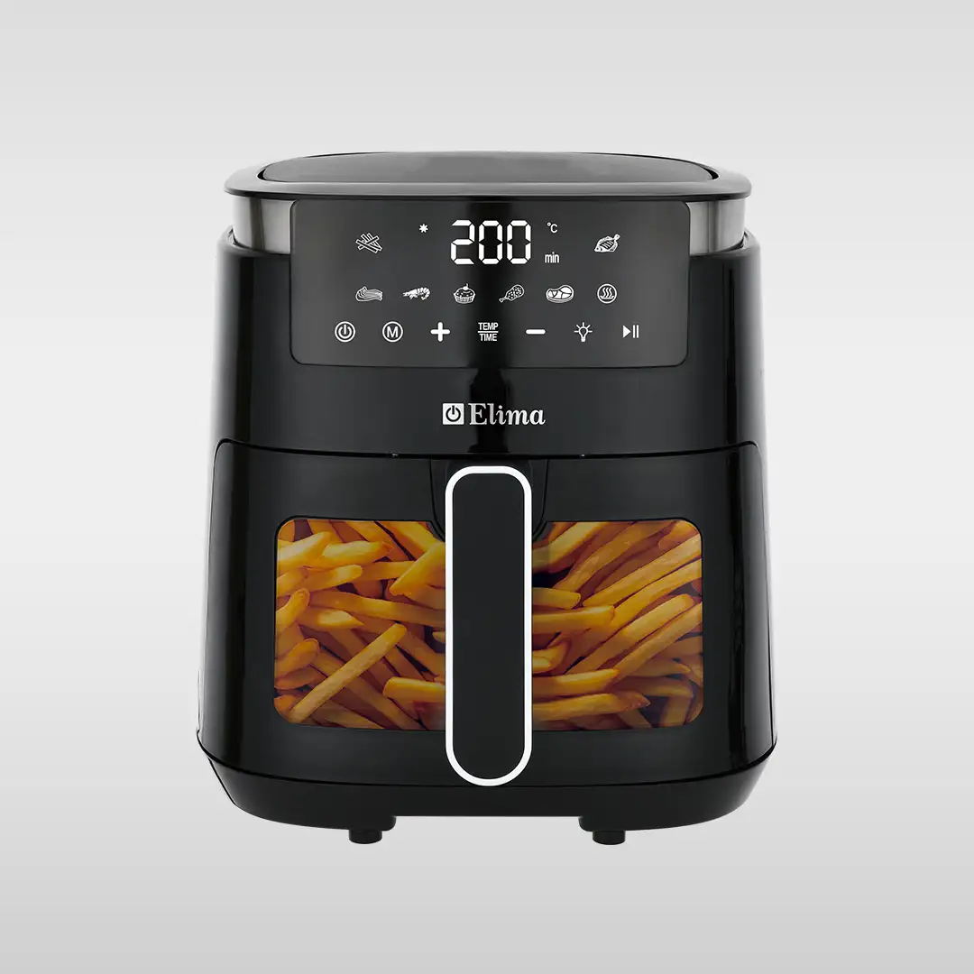 7575L 1 EM-AF7575L Elima 7.5L Digital Air Fryer- 360° Air Circulation, Oil-Free Healthy Cooking, LED Touch Display - Image 1