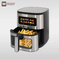 Elima EM-AF7000L 7.0L Digital Air Fryer with Double Coil, Keep Warm Function & 10 Colourful Food Preset Menus - Image 3